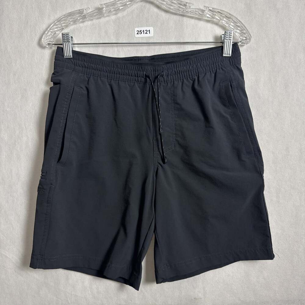 Kuhl Men's Size Small Black Kruiser Linerless Nylon Drawstring Shorts 8"
